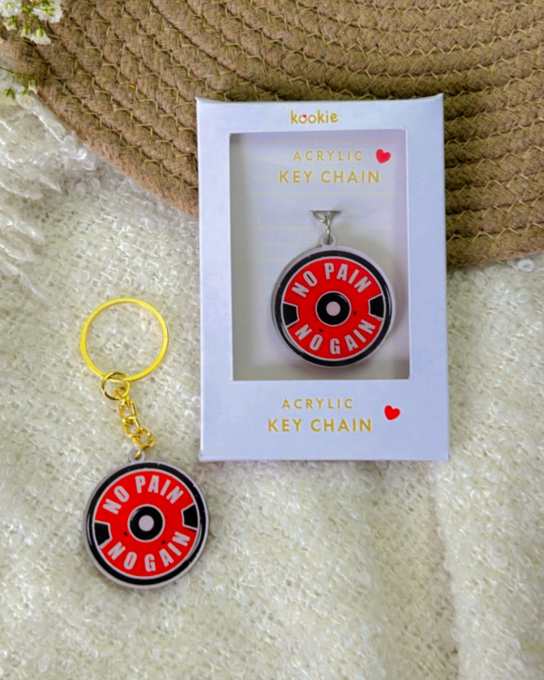 No Pain No Gain- Key Chain