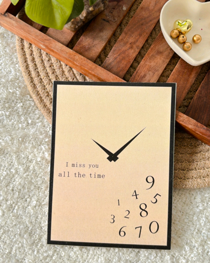 I miss You- Greeting Card
