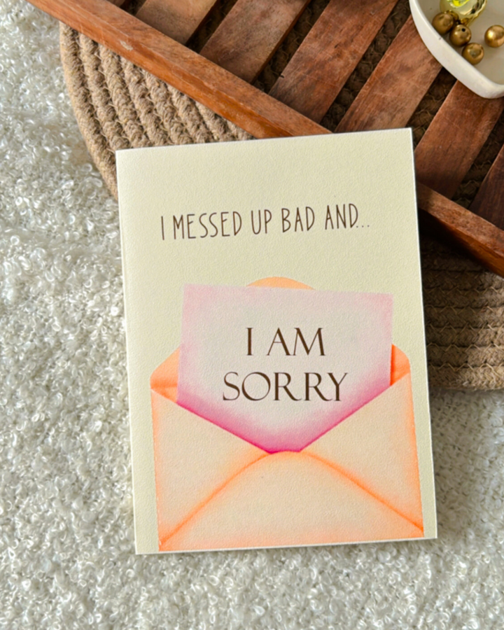 I am Sorry- Greeting Card