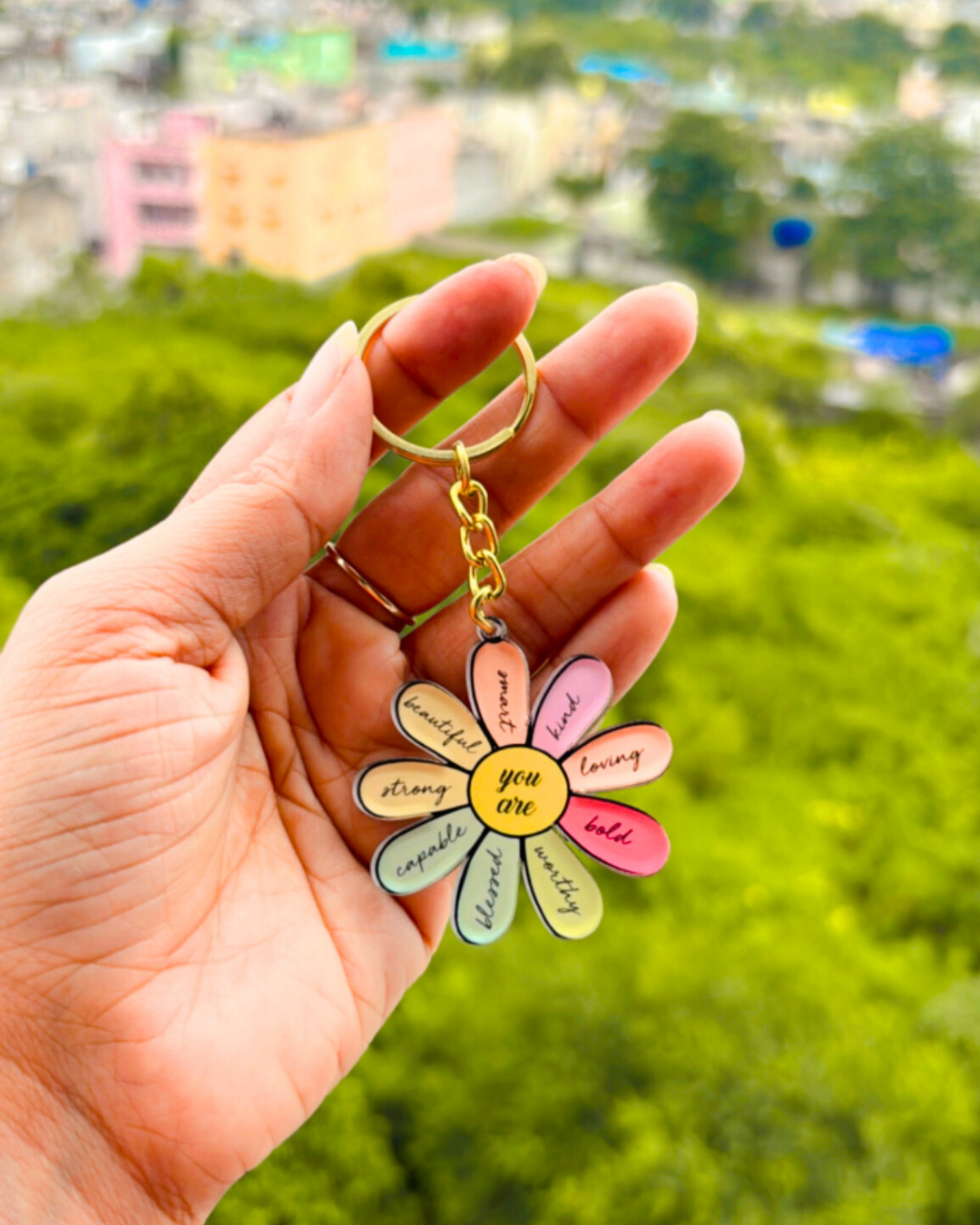 You are flower- Key Chain