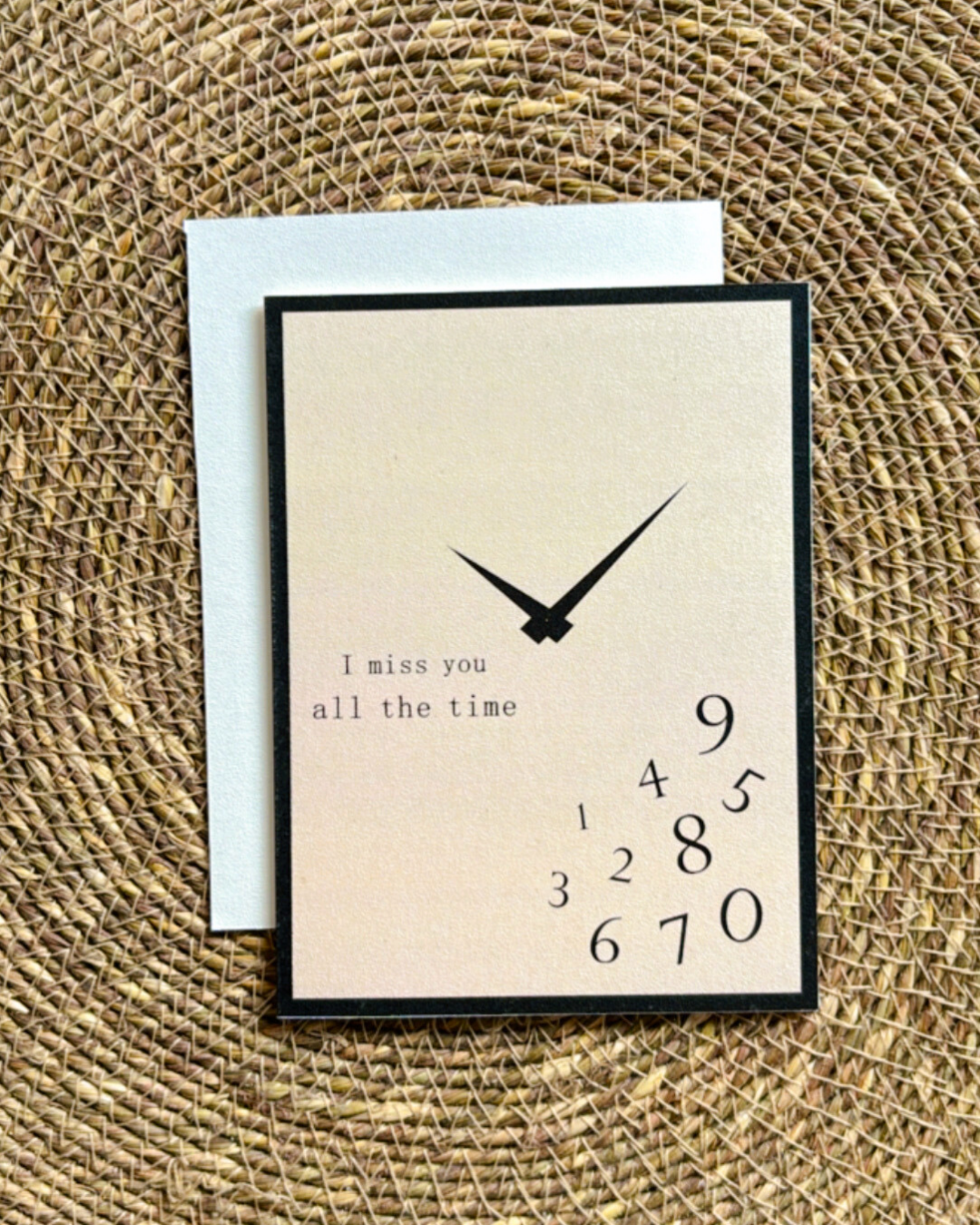 I miss You- Greeting Card