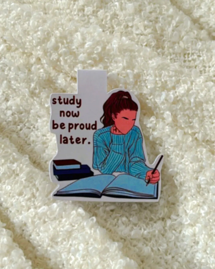 Study Now- Magnetic Bookmark