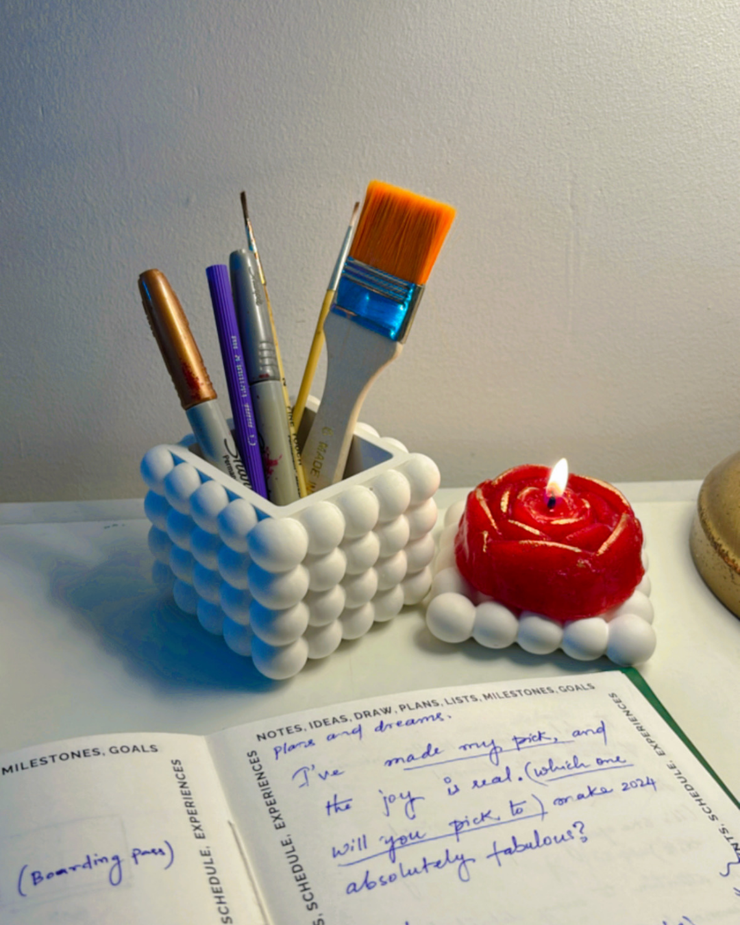 Square Bubble Jar with Lid