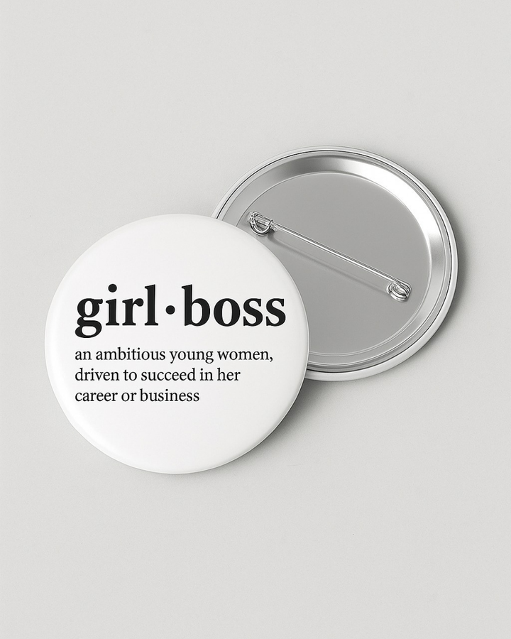 Girl Boss- Badge Pin