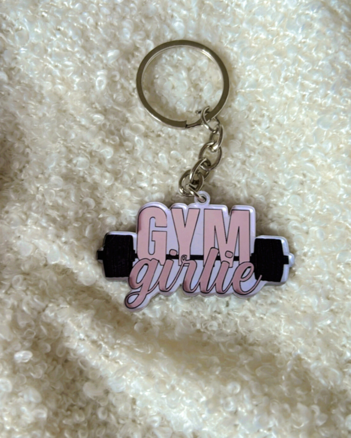 Gym Girlie- Key Chain