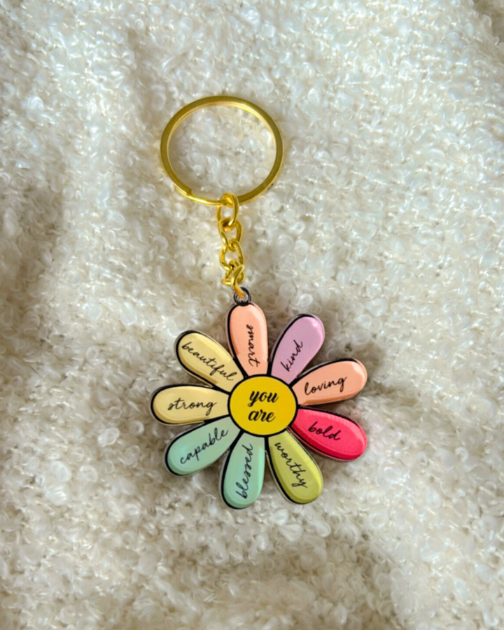 You are flower- Key Chain