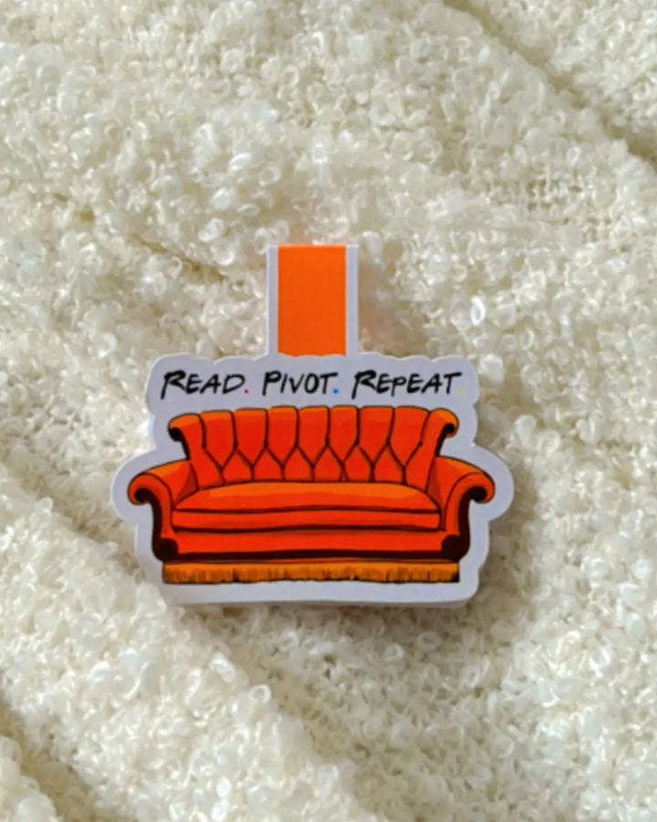 Read Pivot Repeat- Magnetic Bookmark