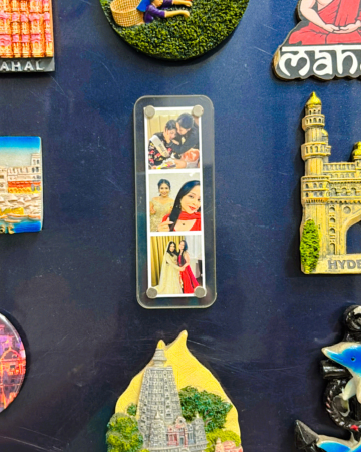 Acrylic Polaroid long- Fridge Magnet