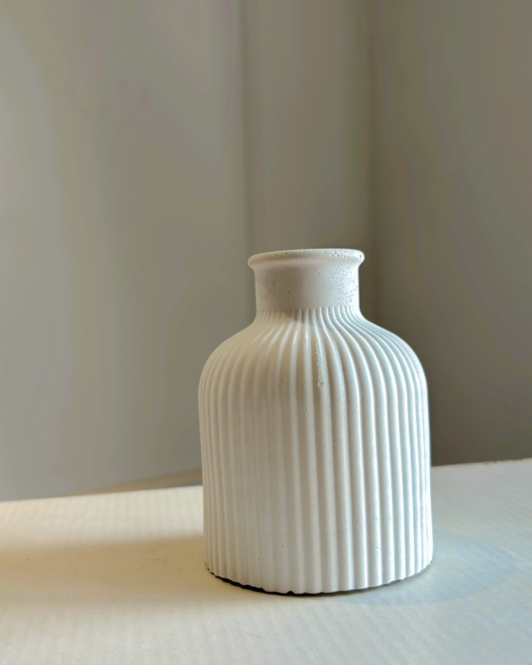 Ribbed Vase