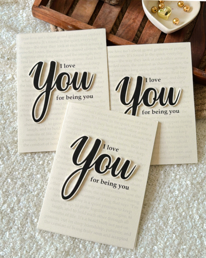 I Love You- Greeting Card