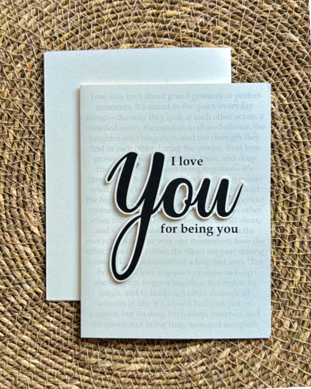 I Love You- Greeting Card