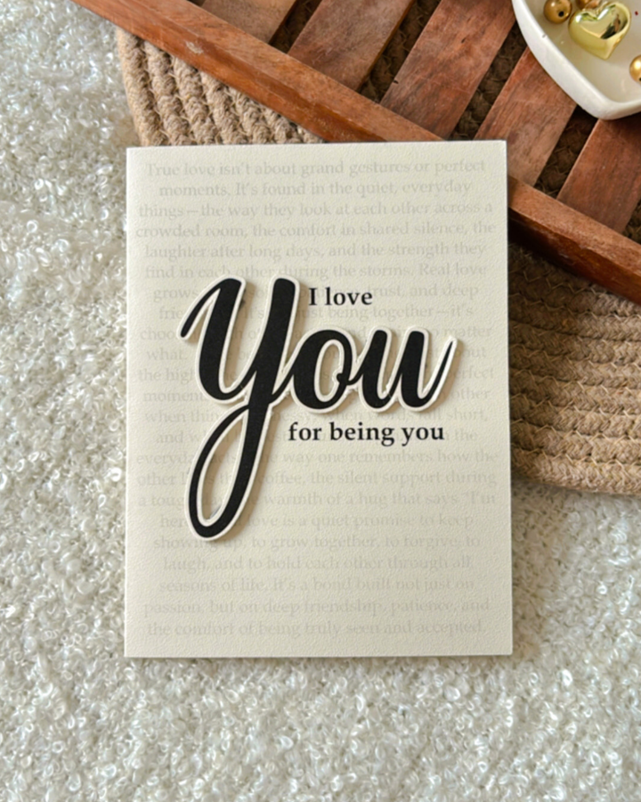 I Love You- Greeting Card