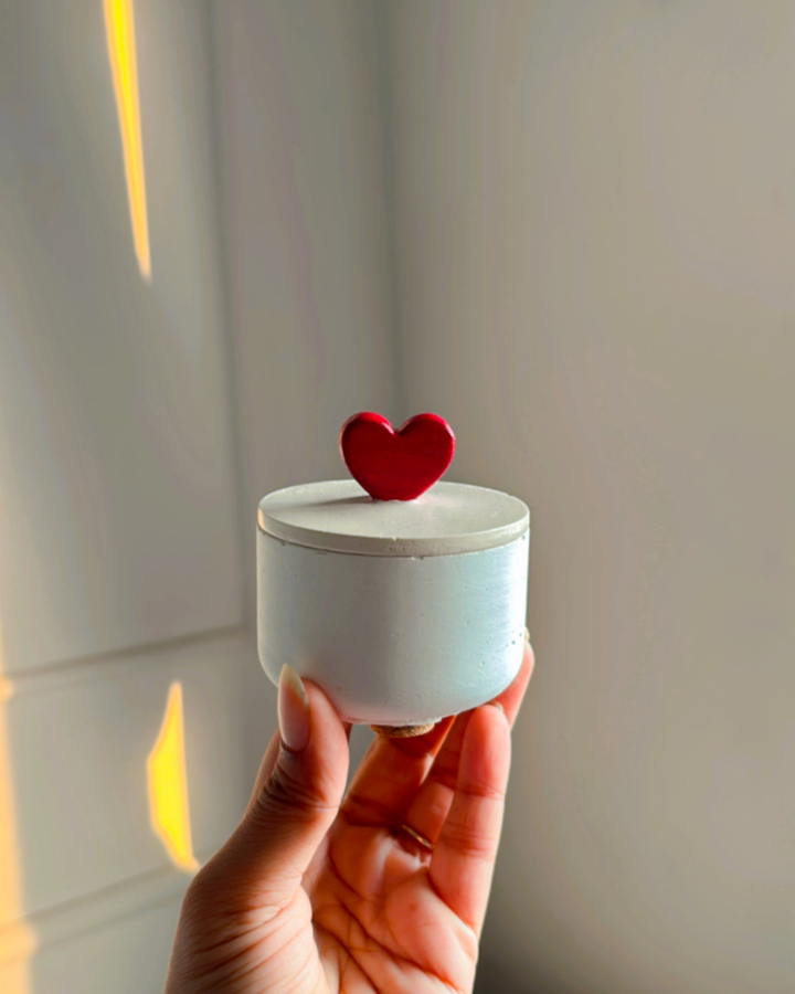 Heart Lid Jar