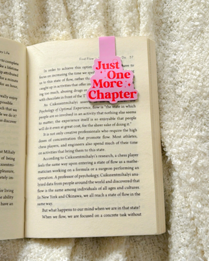 Just One More Chapter- Magnetic Bookmark