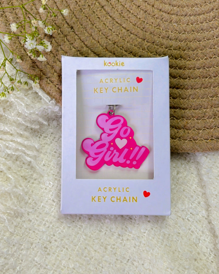 Go Girl- Key Ring