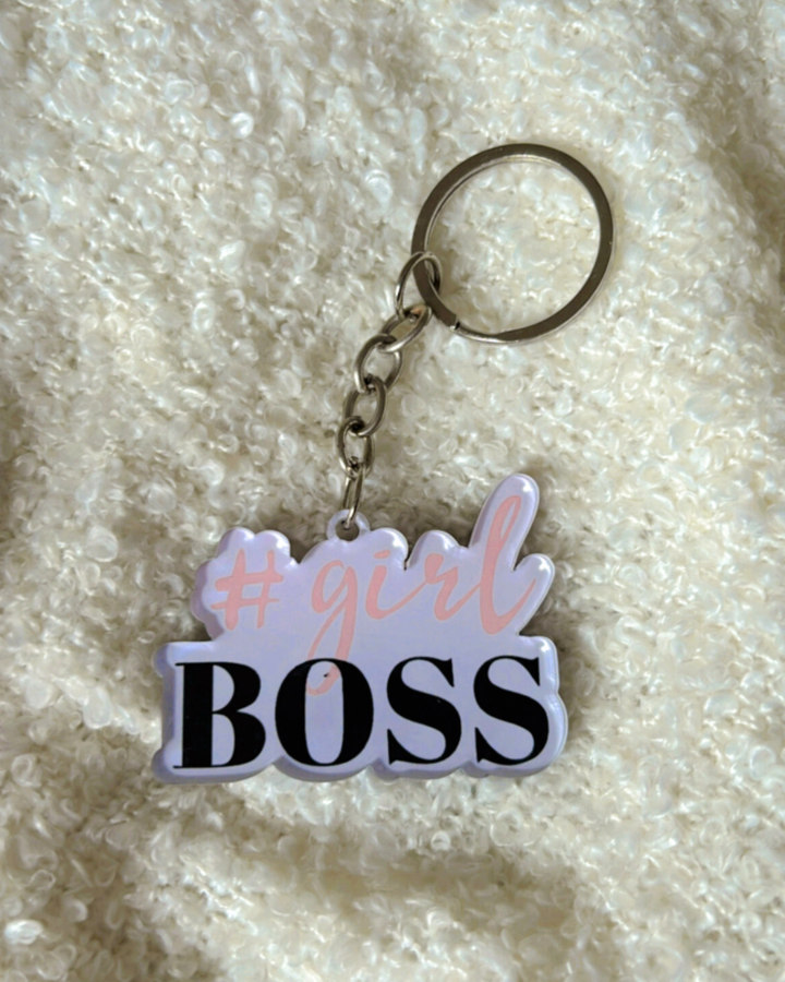Girl Boss- Key Chain