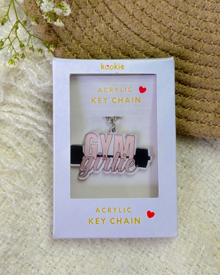 Gym Girlie- Key Chain