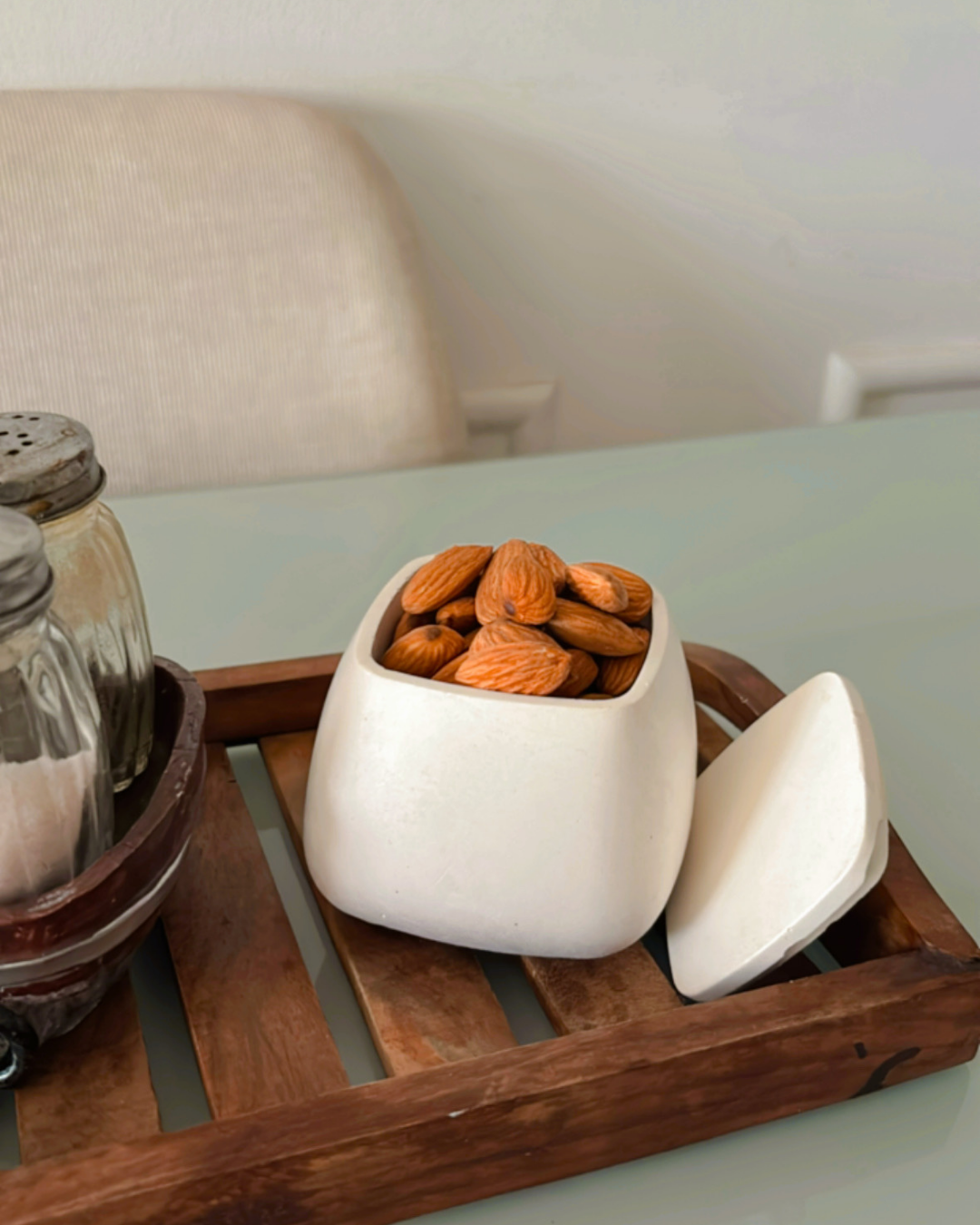 Square Jar with Lid