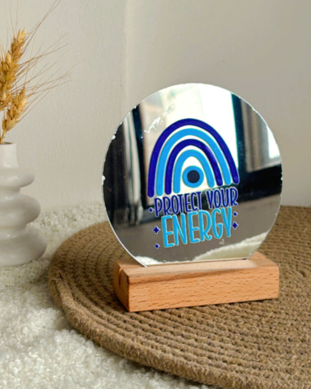 Protect Your Energy- Affirmation Mirror kookie