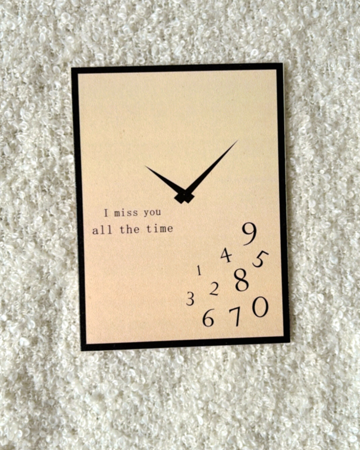 I miss You- Greeting Card