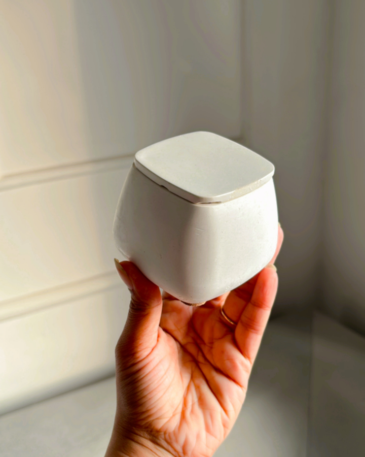 Square Jar with Lid