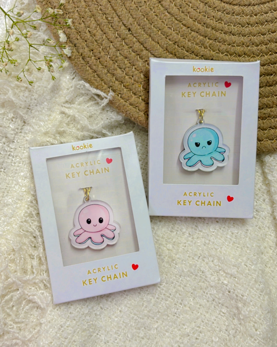 Octopus Duo- Key Chain kookie