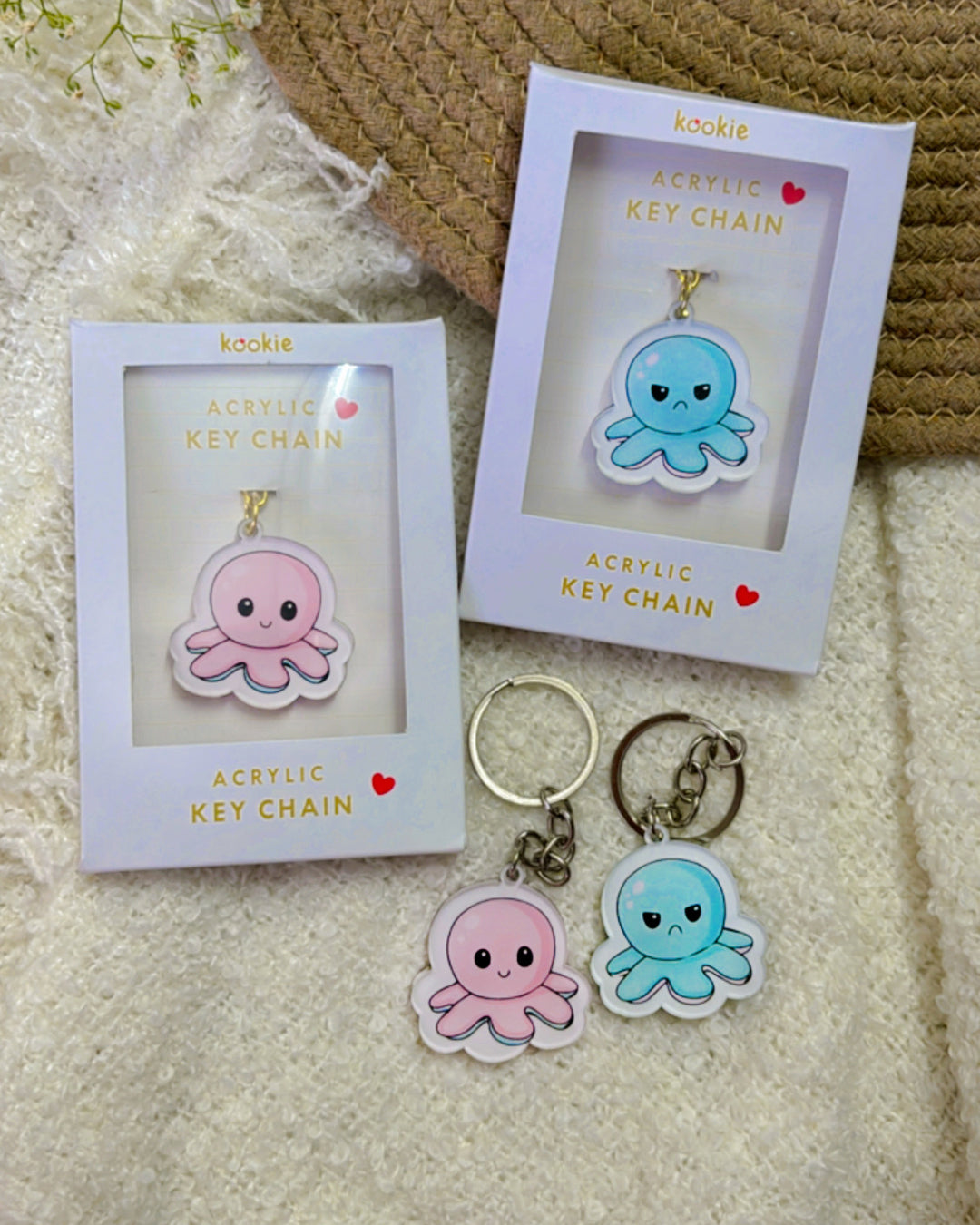 Octopus Duo- Key Chain kookie