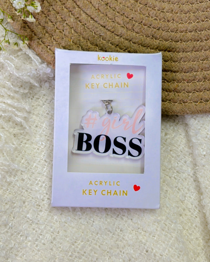 Girl Boss- Key Chain