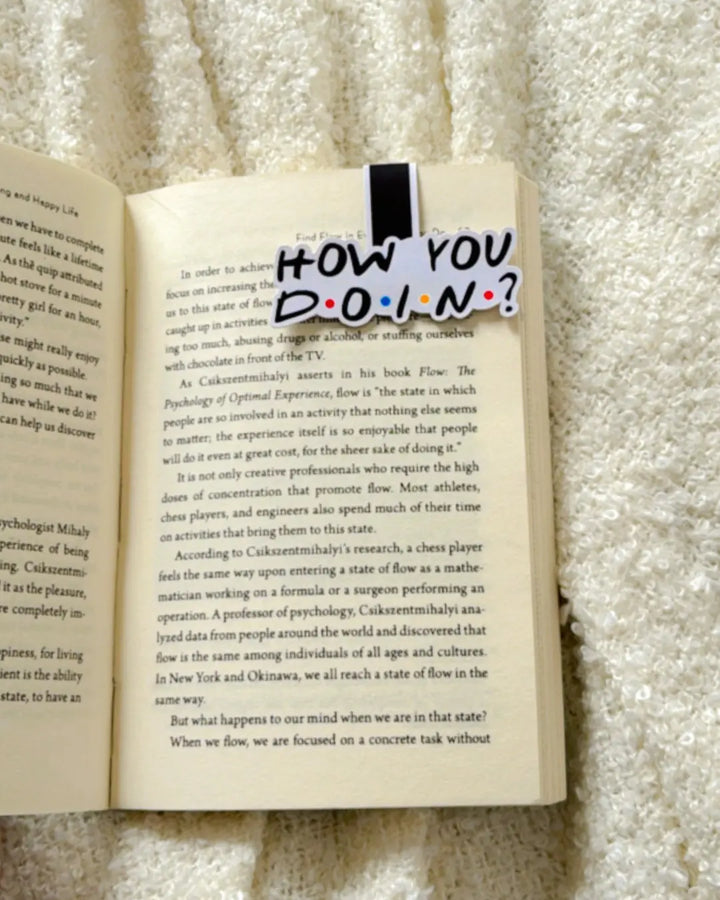 How You Doin- Magnetic Bookmark