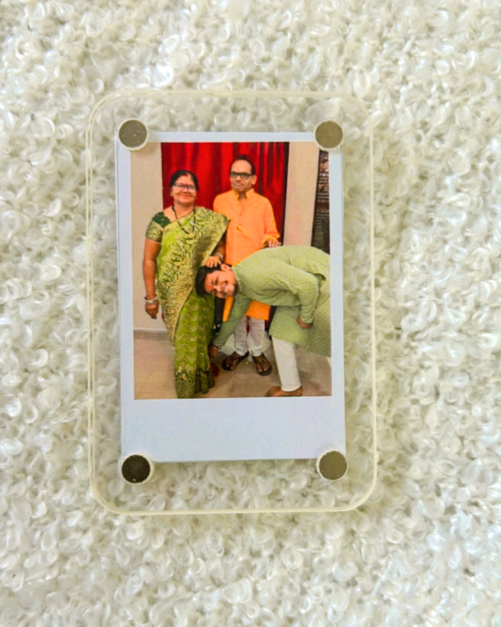 Acrylic Polaroid Big rectangle- Fridge Magnet