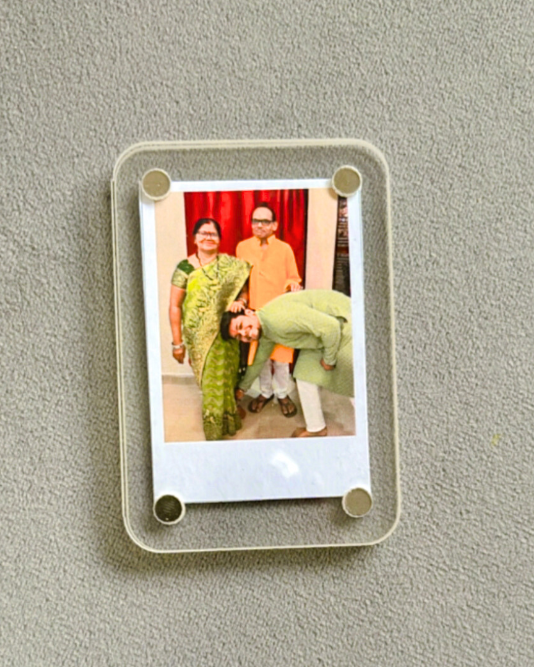 Acrylic Polaroid Big rectangle- Fridge Magnet