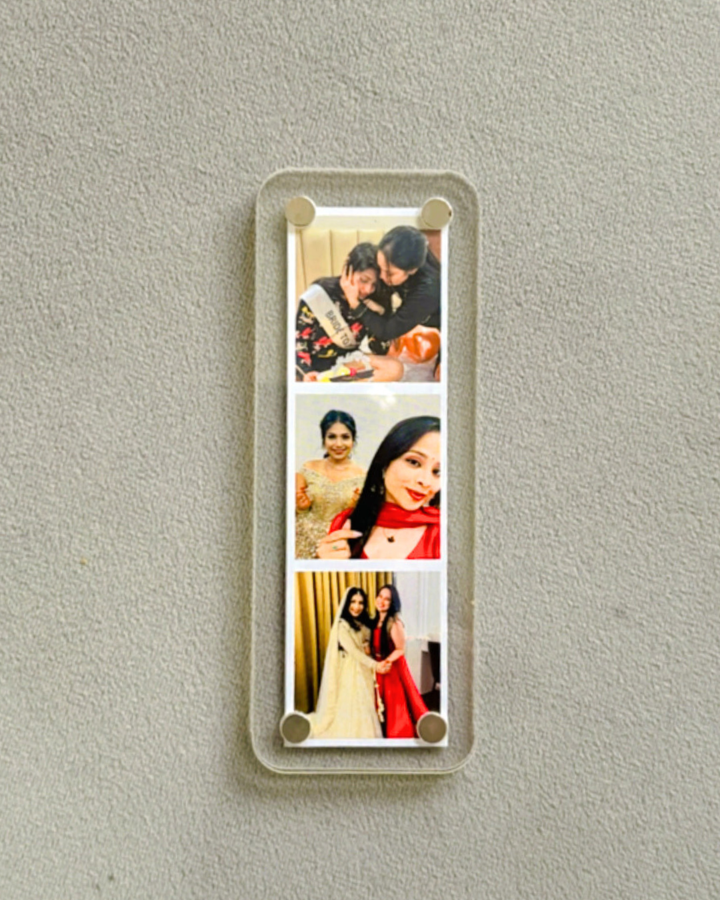Acrylic Polaroid long- Fridge Magnet