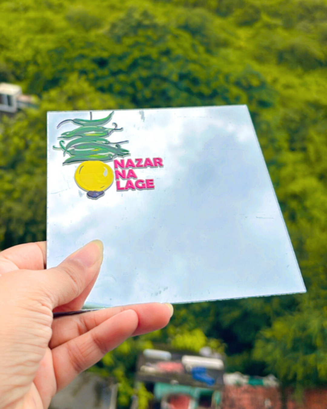 Nazar Na Lage- Affirmation Mirror kookie