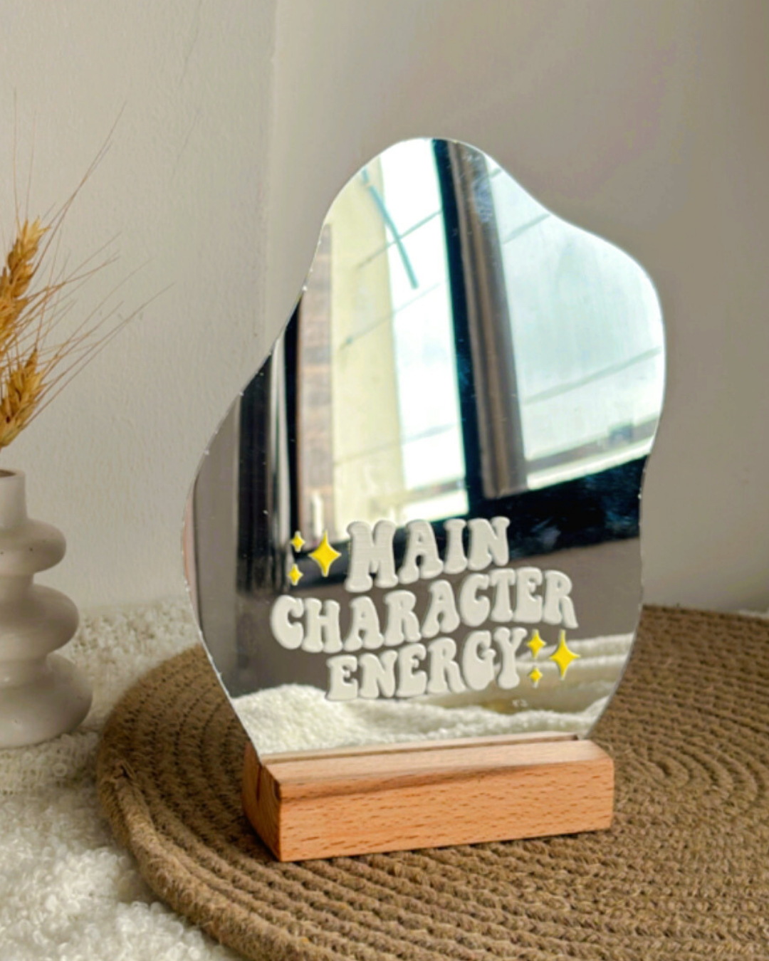 Main Character Energy- Affirmation Mirror