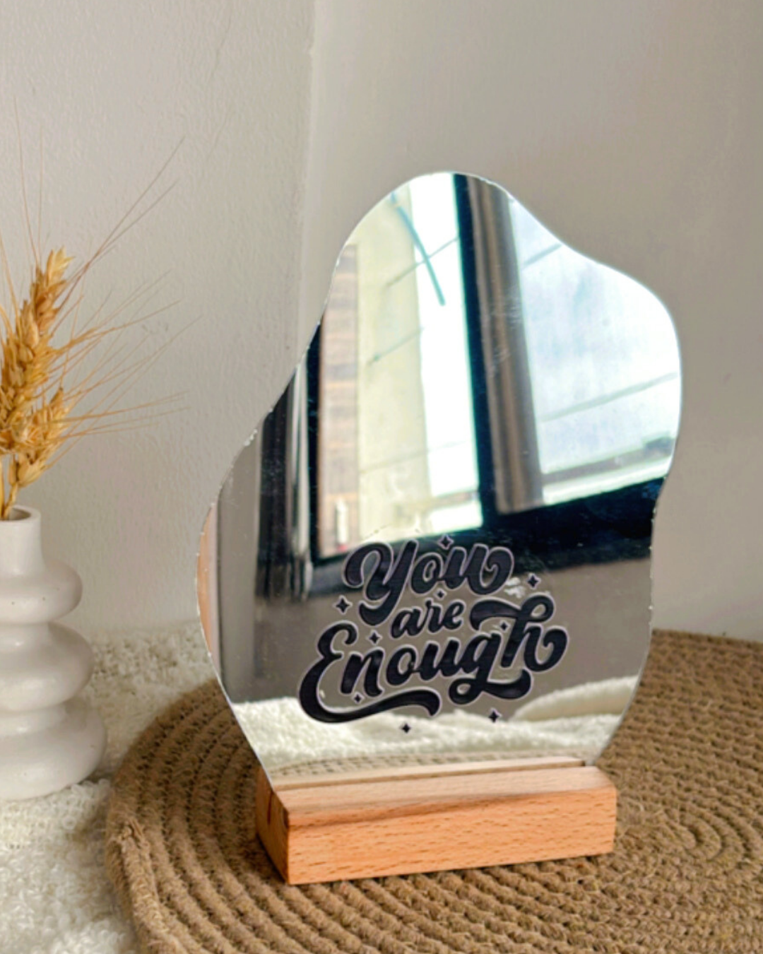 You are enough- Affirmation Mirror