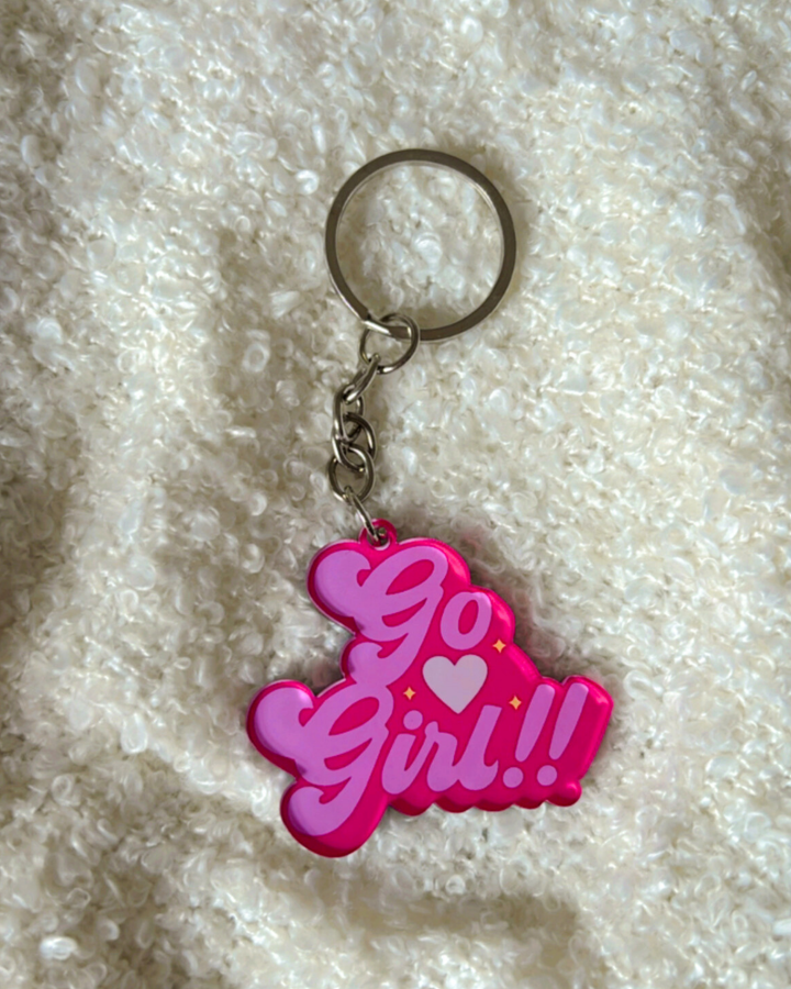 Go Girl- Key Ring