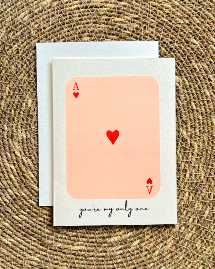 You are my one & only- Greeting card