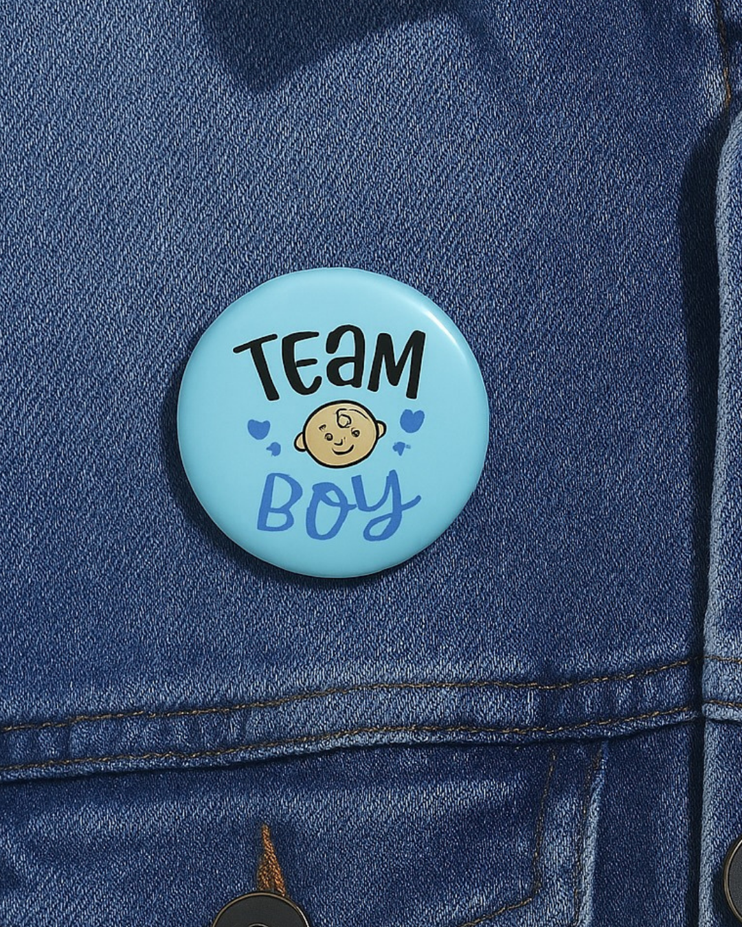 Team Boy- Badge Pin kookie