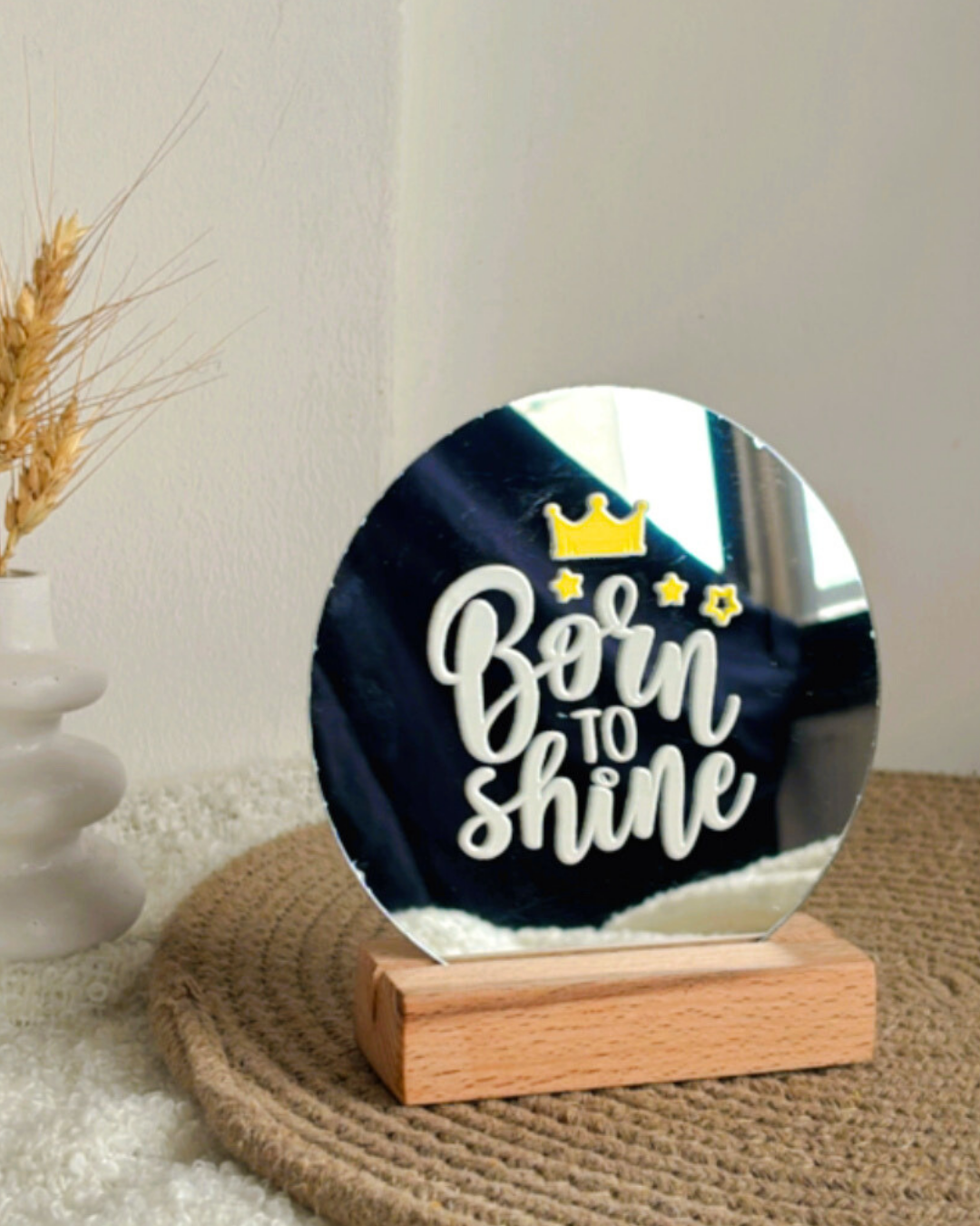 Born To Shine- Affirmation Mirror kookie
