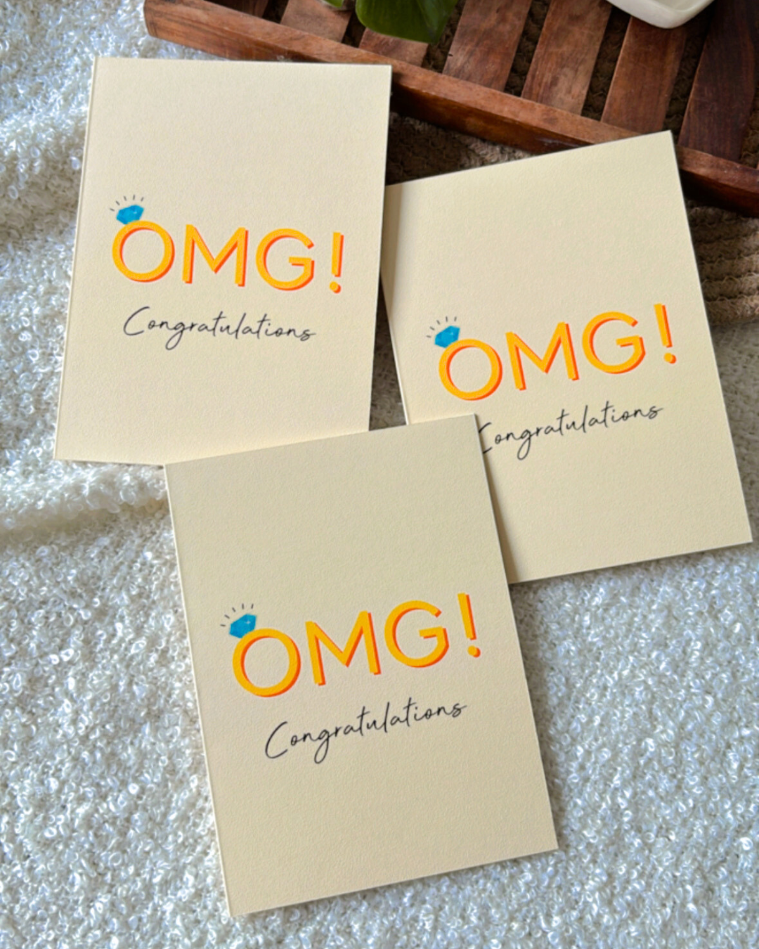 OMG Congratulations- Greeting card