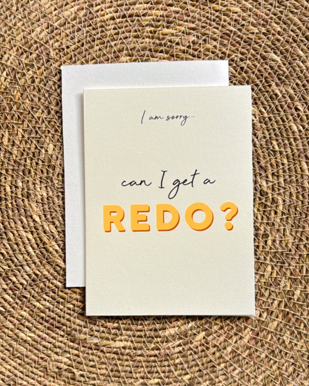 I Am sorry Redo- Greeting Card