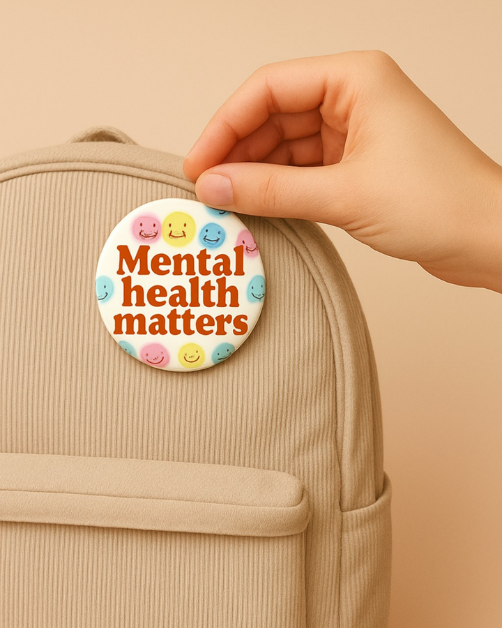 Mental Health- Badge Pin