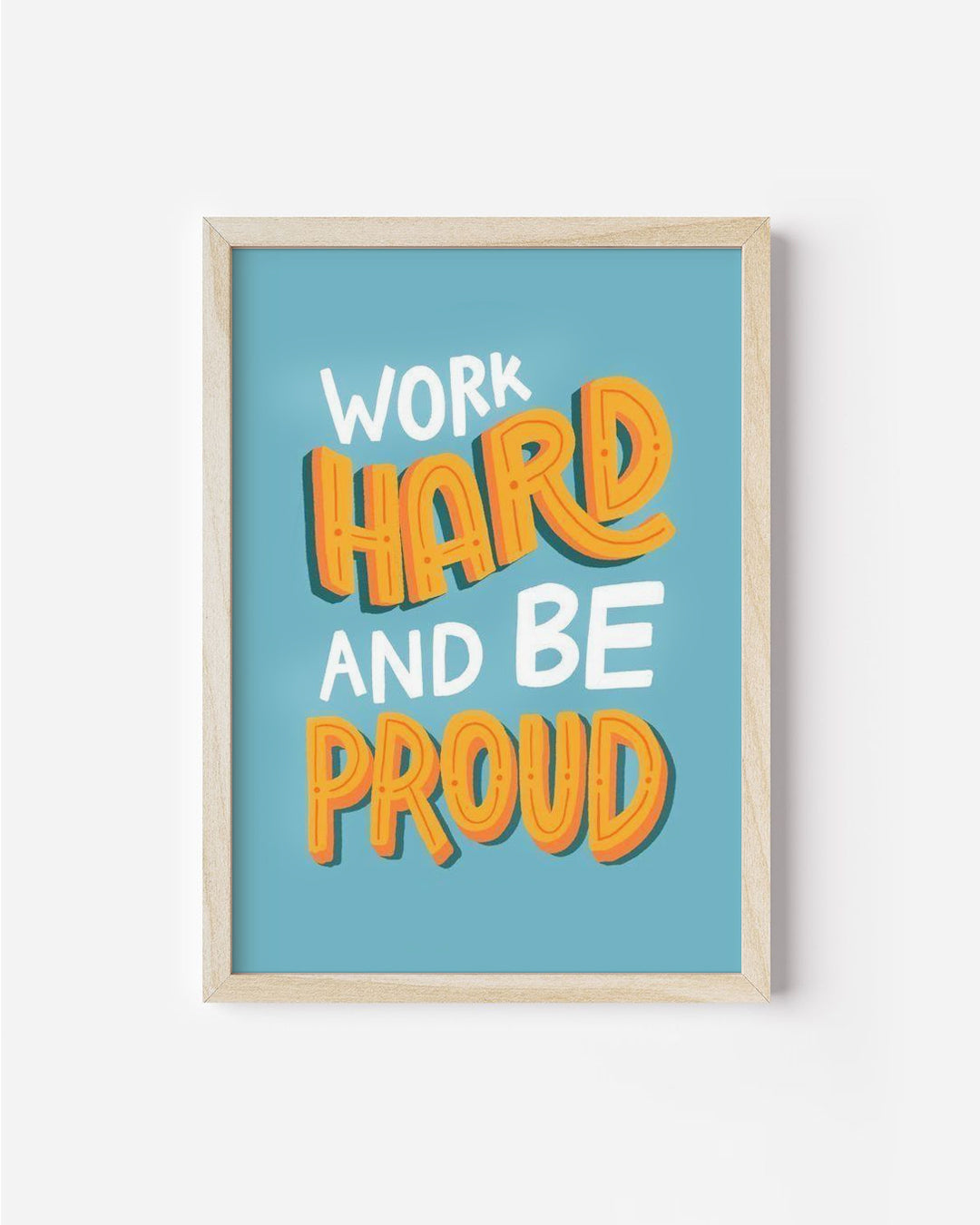Work Hard- Poster